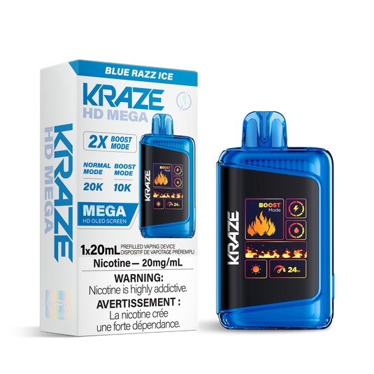 Kraze HD Mega 20K Disposable Vape