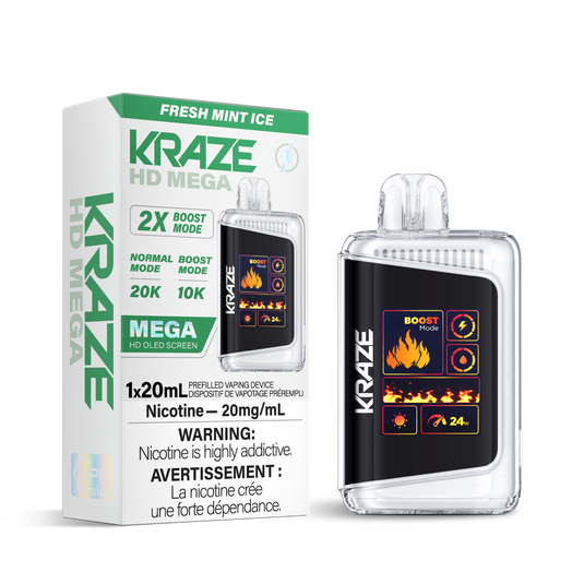 Kraze HD Mega 20K Disposable Vape