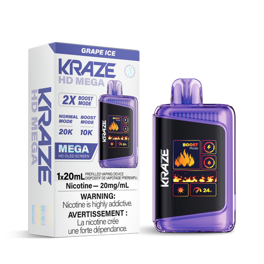 Kraze HD Mega 20K Disposable Vape