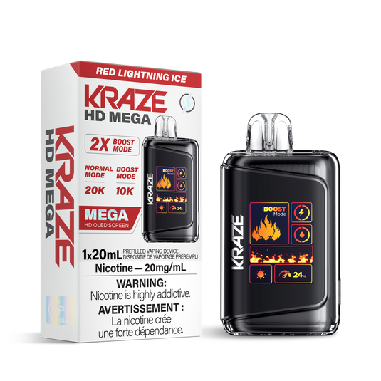 Kraze HD Mega 20K Disposable Vape