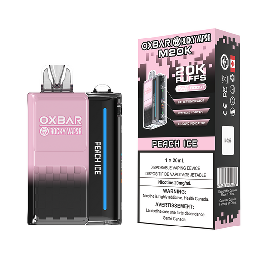 Vape jetable rechargeable OXBAR X Rocky Vapor M20K Puff