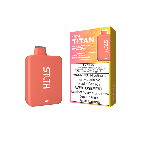 Vape rechargeable jetable STLTH Titan 10 000 bouffées