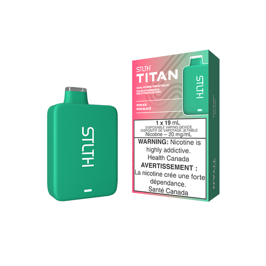 Vape rechargeable jetable STLTH Titan 10 000 bouffées