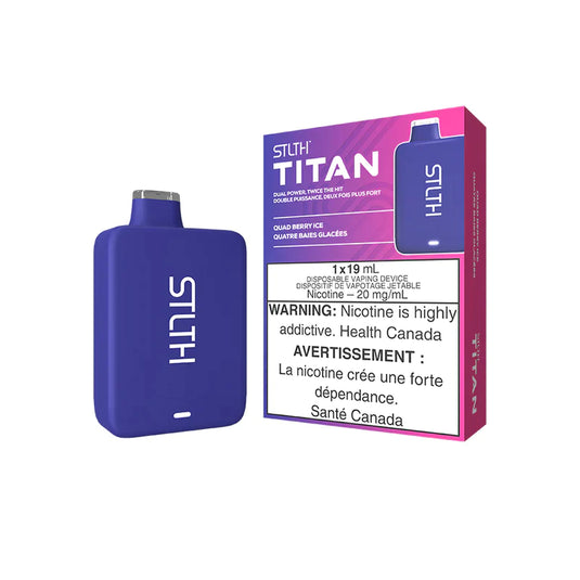 Vape rechargeable jetable STLTH Titan 10 000 bouffées